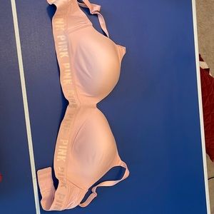 Pink bra. Size 38D.